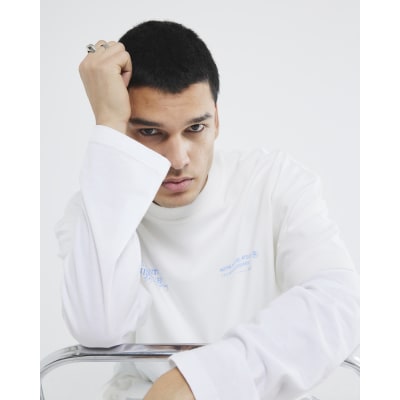 White Short Sleeve Boxy Fit T-shirt