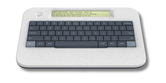 Alpha White Speckled With Backlight