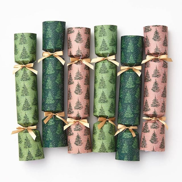 Elegant Greenery Tree Crackers | Paper Source