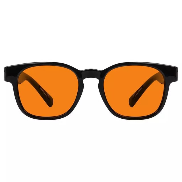 100% Blue Blocking Orange Lens Square Metalless Glasses NR144-B98