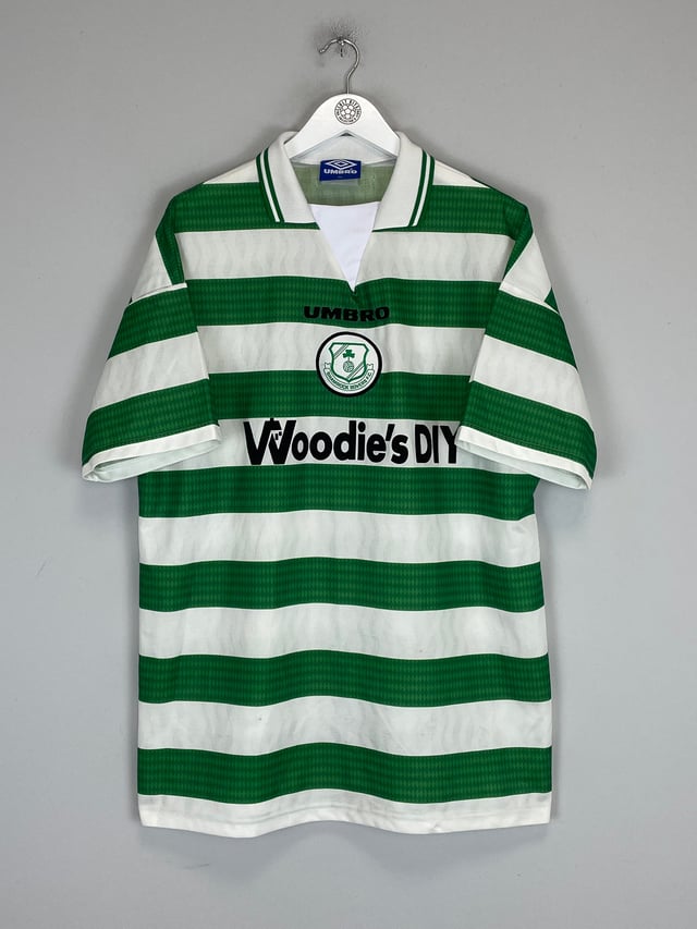 1998/99 SHAMROCK ROVERS HOME SHIRT (XL) UMBRO