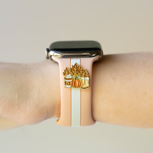 Can You šš Itās Fall Pumpkin Peach Watchband