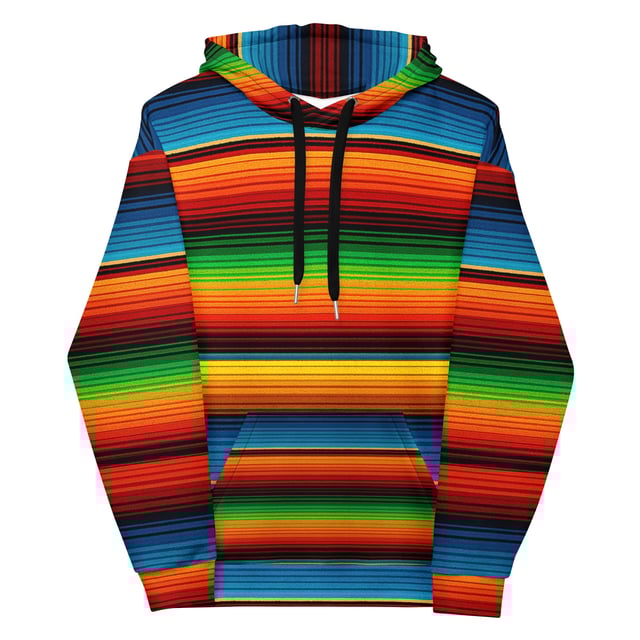 Serape All Over Dye Sublimation Hoodie
