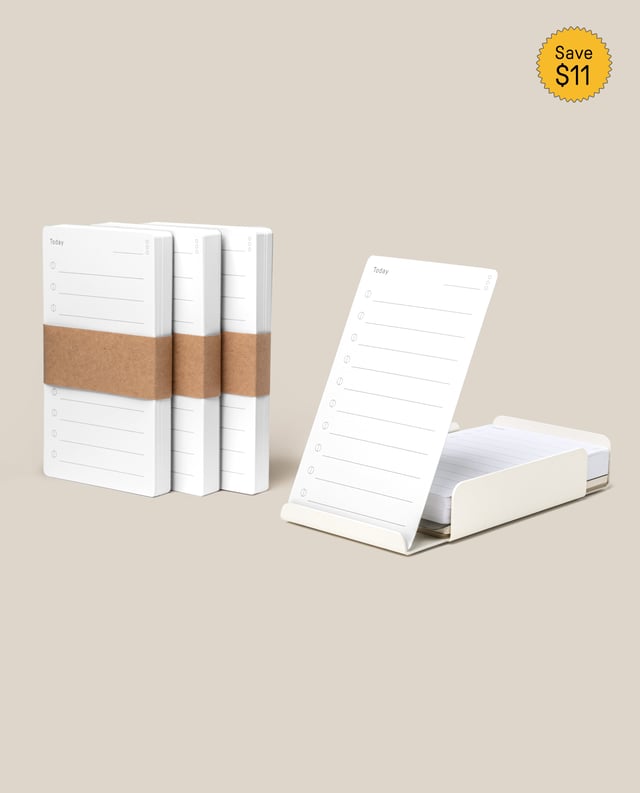 Analog Starter Kit + 3 Refills (White Steel)