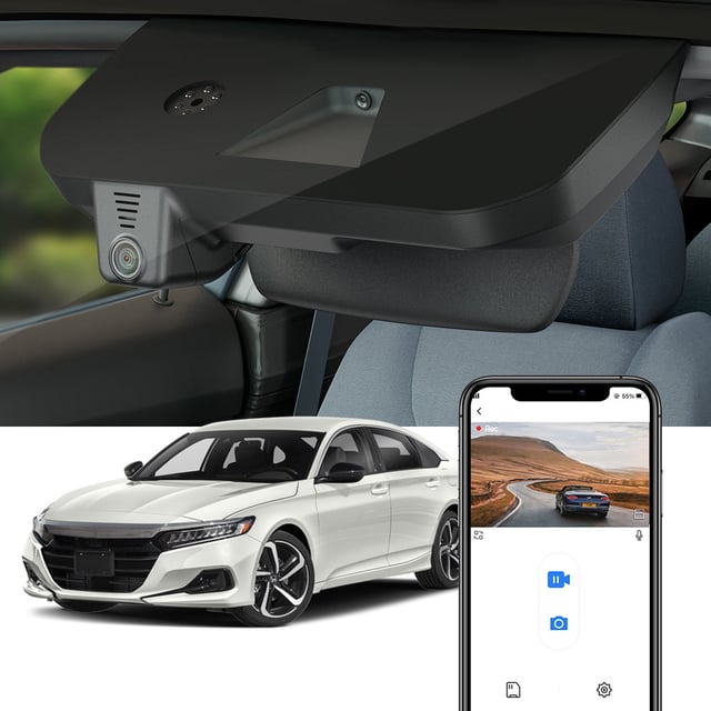 Fitcamx Dash Cam for Honda Accord 2018-2022 10th Gen