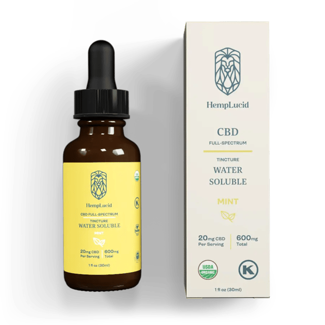 Organic Full-Spectrum Water Soluble CBD - Mint Flavor