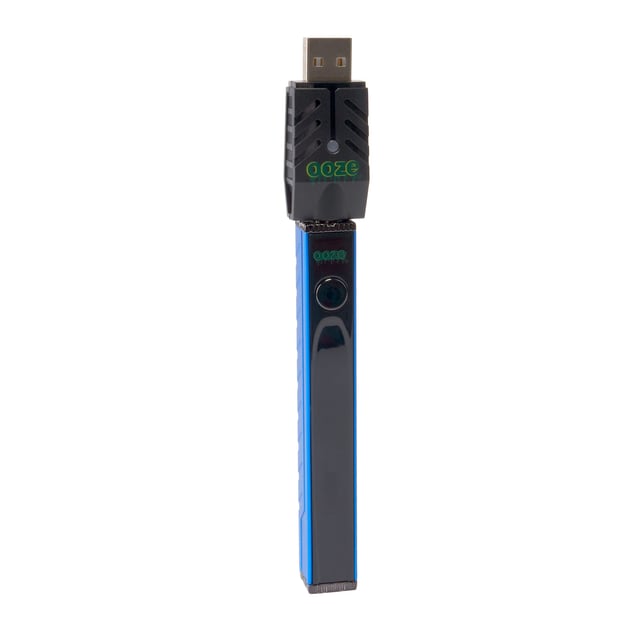 Ooze Quad 2 – 500 mAh Square Vape Battery – Sapphire Blue