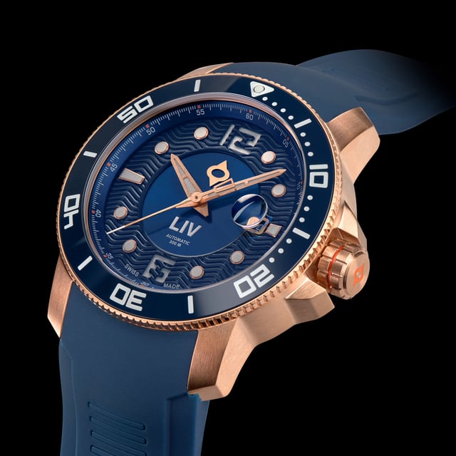NEW! GX-Diver's 44mm Fusion Rose Gold & Blue Ceramic