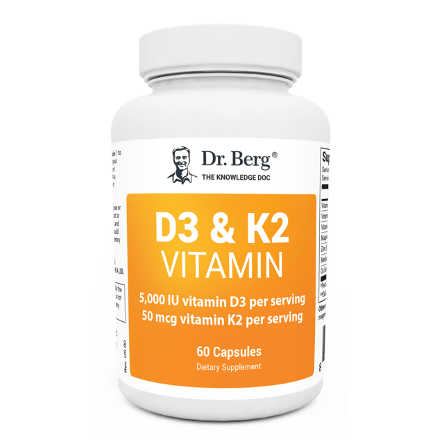 D3 & K2 Vitamin (5,000 IU) - 60 capsules