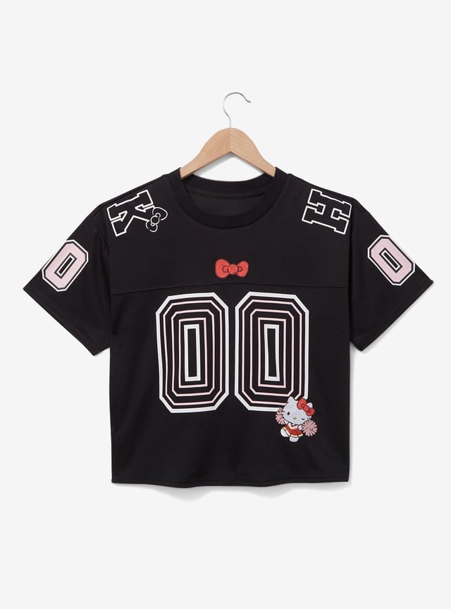 Sanrio Hello Kitty Sports Women's Cropped Football Jersey — BoxLunch Exclusive