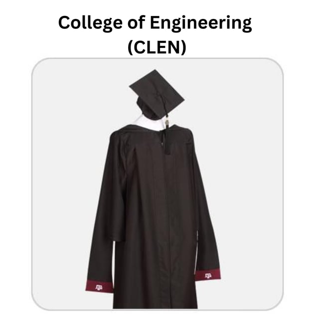 Masters Regalia - College of Engineering (CLEN)