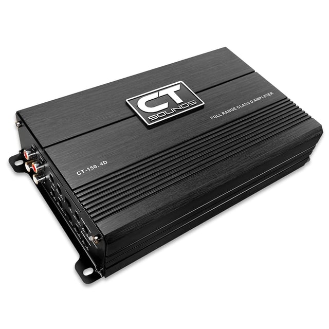 CT-150.4D // 1000 Watts RMS 4-Channel Car Audio Amplifier