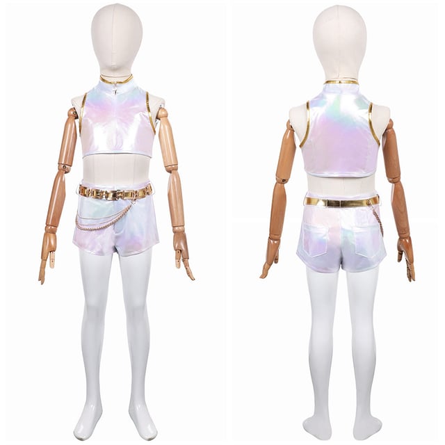Kpop Demon Hunters Rumi Kids Children Carnival Halloween Cosplay Costume