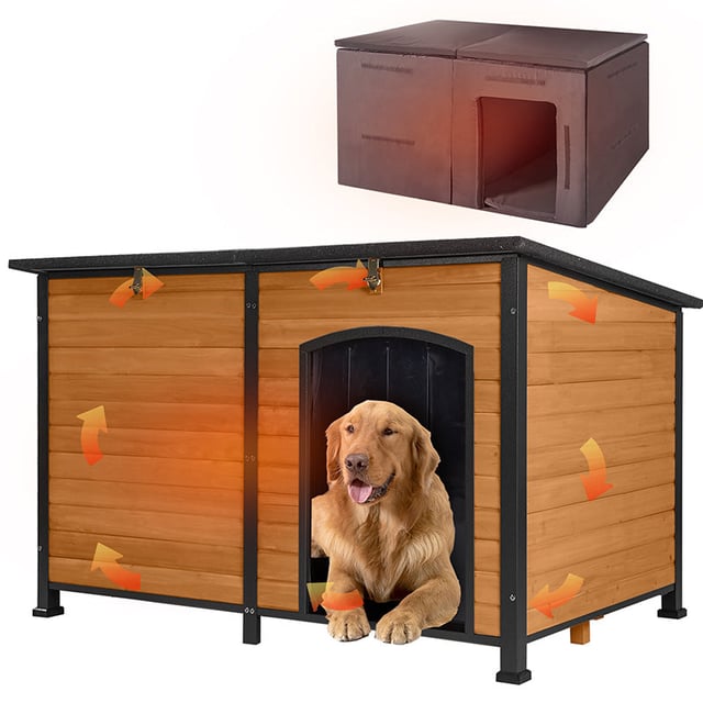 Aivituvin-AIR63/64-IN Extra Large Insulated Dog House| Soft Liner Inside
