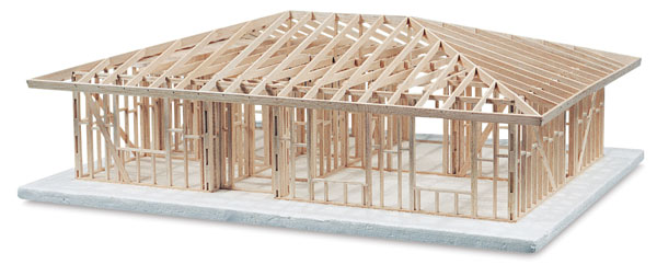 Midwest Products House Structure Kit - Hip Roof