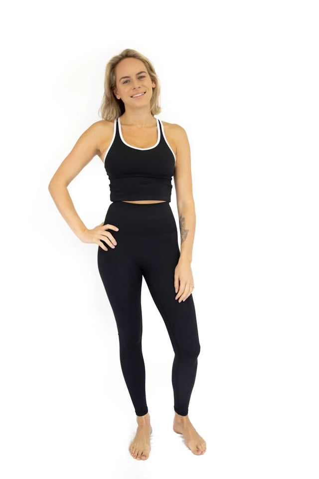 Shaper Move Leggings - Black - Full Length | Mum Tum Hiding