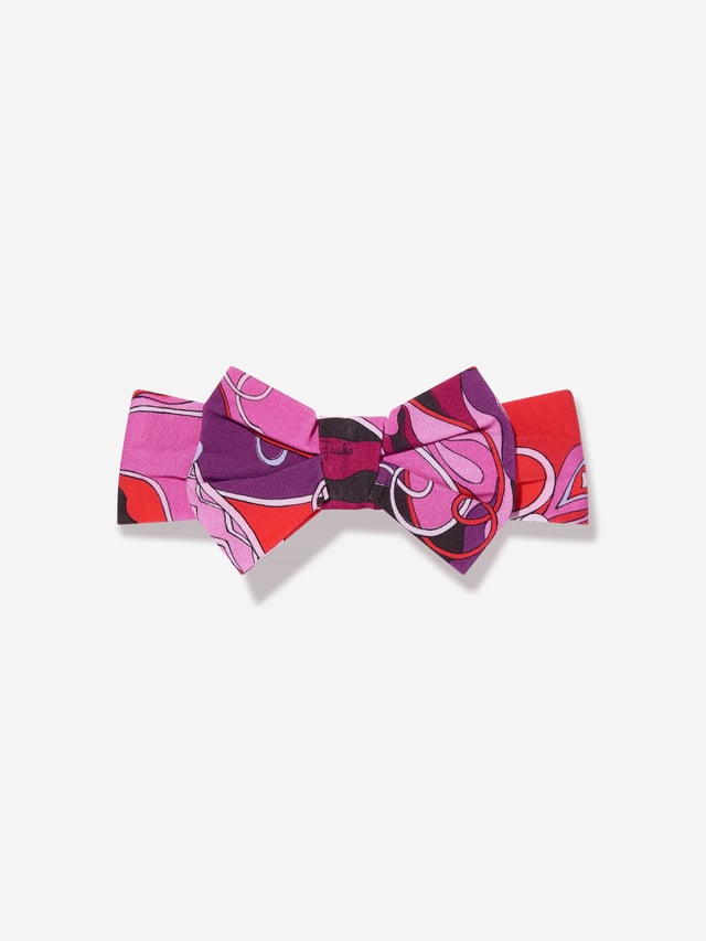 Baby Girls Orchidee Bow Headband in Pink