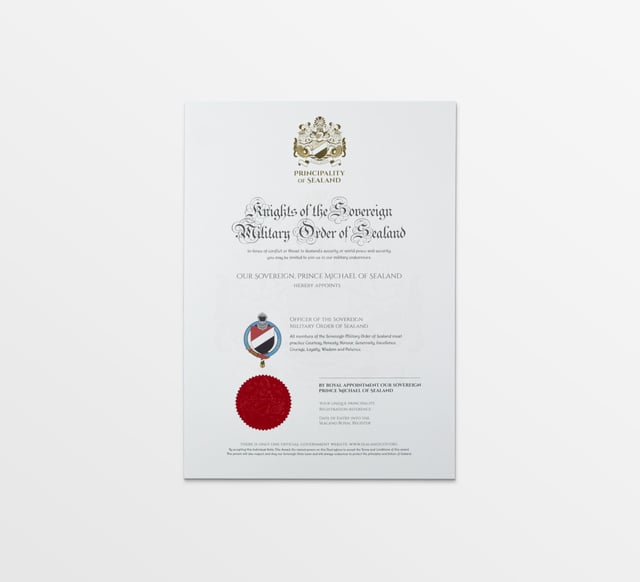 Become a Sir or Dame (Knighthood)