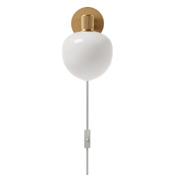 Memoir 120 wall lamp, brass
