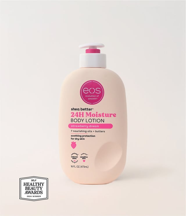 Strawberry Lotion | Shea Better Strawberry Dream Body Lotion by eos