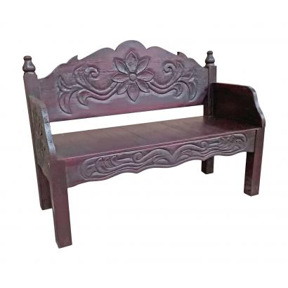 FLOWERING VINE BENCH