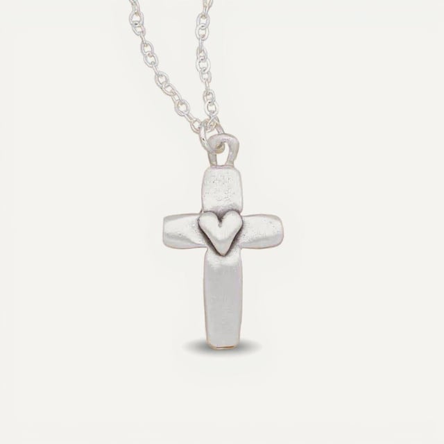 Cross Of Faith Necklace {Sterling Silver}
