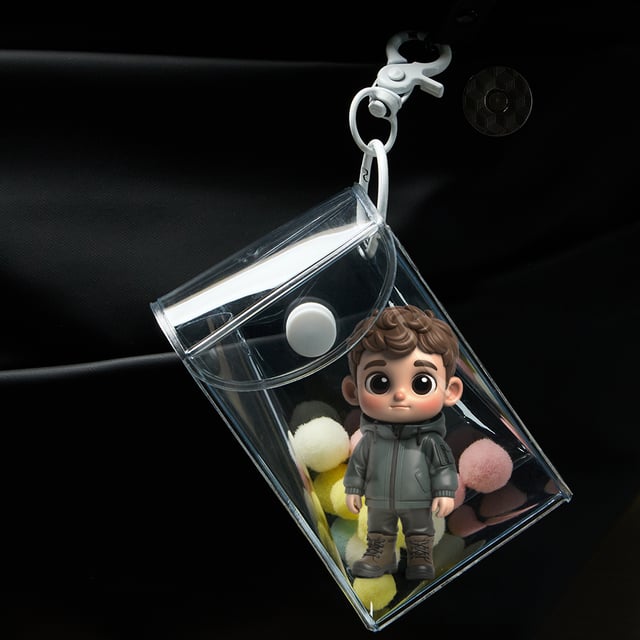 Photo to Mini Me Charm Custom 3D Toy Keychain for Bags, Backpacks & Gifts