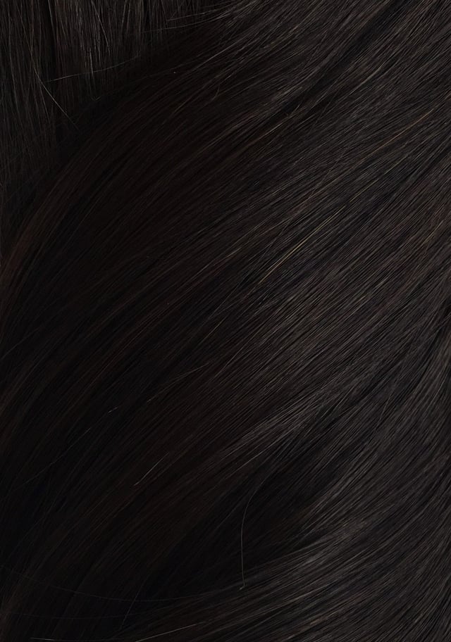 Brown Black - Seamless Clip In Remy Human Hair Extensions