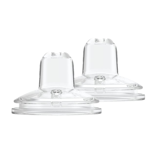 Dr. Brown’s® Milestones™ Options+™ Sippy Spouts, 2-Pack, Wide-Neck, Soft 100% Silicone Baby Bottle Sippy Spout, 6m+