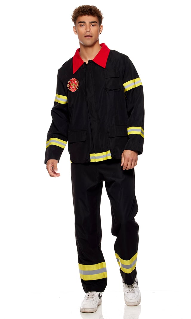 Where's The Fire Men's Firefighter Costume