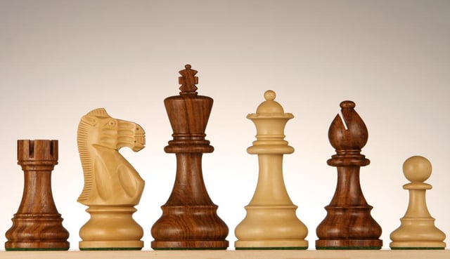 SINGLE REPLACEMENT PIECES: 4" Weighted English Chessmen