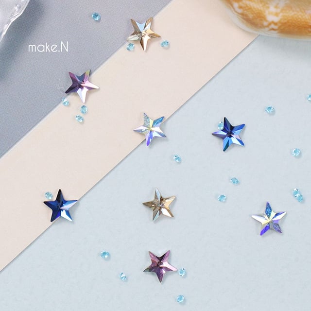 Make.N Swarovski Stone19 - Rivoli Star Flat Back (2816)