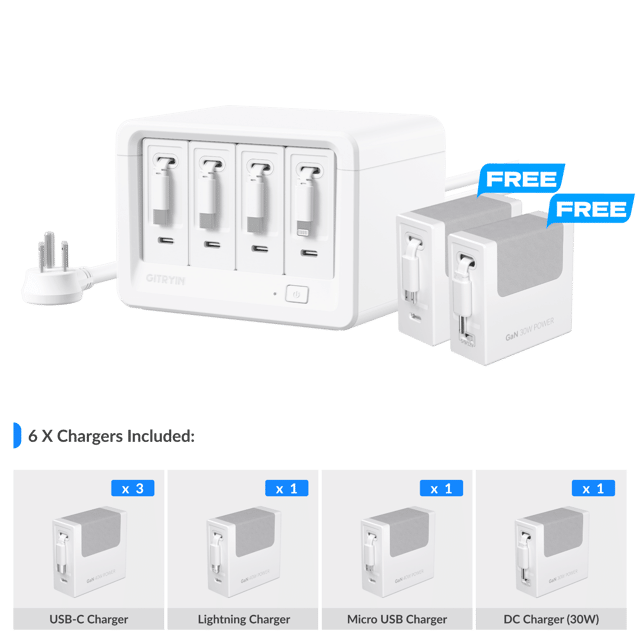 Gitryin Desktop Charging Station 12-in-1