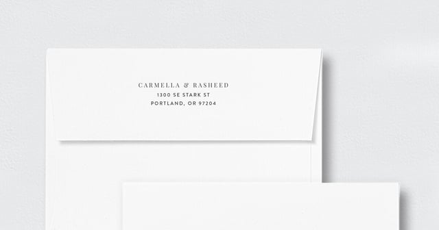 Classic Capture Save the Date Magnet Envelopes