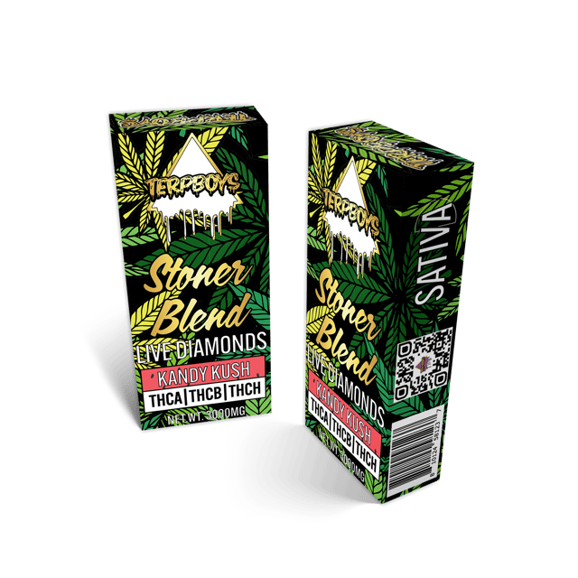 3g Stoner Blend Kandy Kush Live Diamonds Sativa Disposable Vape