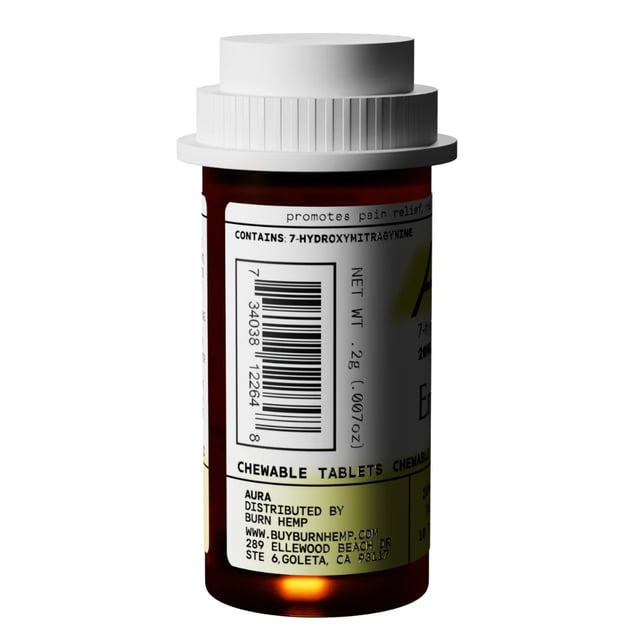 Aura 7-Hydroxymitragynine Kratom Tablets 20mg | 10ct