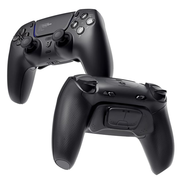 HEXGAMING ULTIMATE PRO Gaming Controller Compatible with ps5/PC/Mobile - 4 Back Buttons, 6 Custom Profiles, Adjustable Triggers, 8 Swappable Thumbsticks - Chaos Black