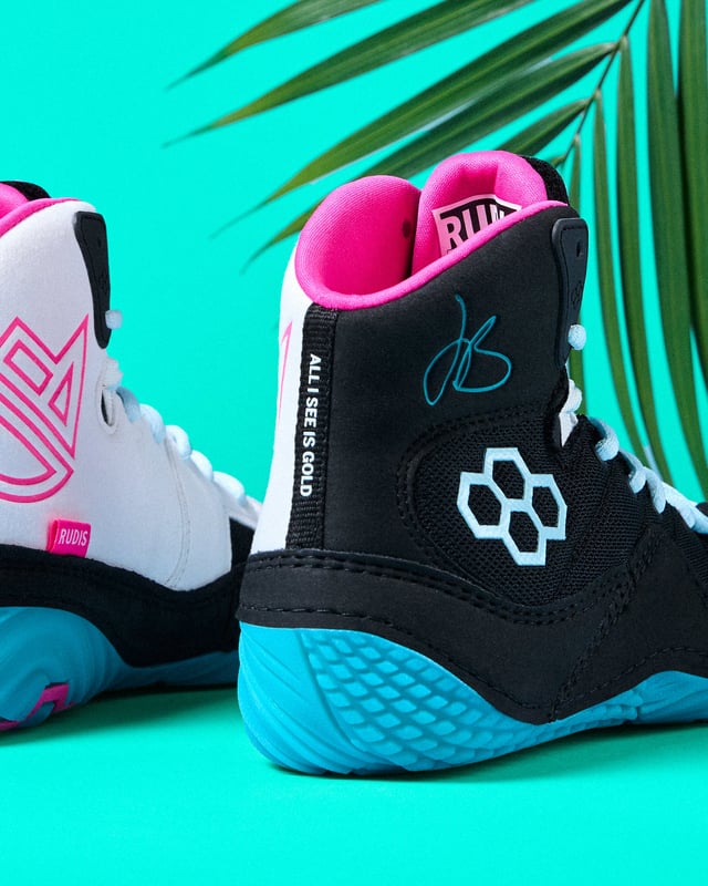 JB1 Adult Wrestling Shoes - South Beach