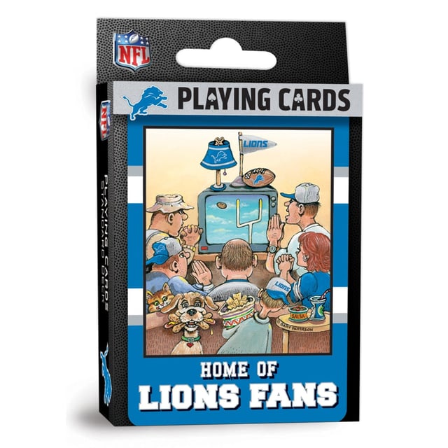 Detroit Lions Fan Deck Playing Cards - 54 Card Deck