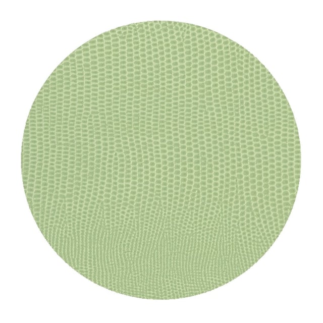 Moss Green Lizard Round Coasters - 8 Per Package