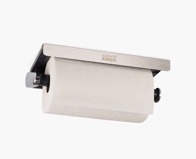 RollGrip™ Under-Shelf Stainless-Steel Paper Towel Holder