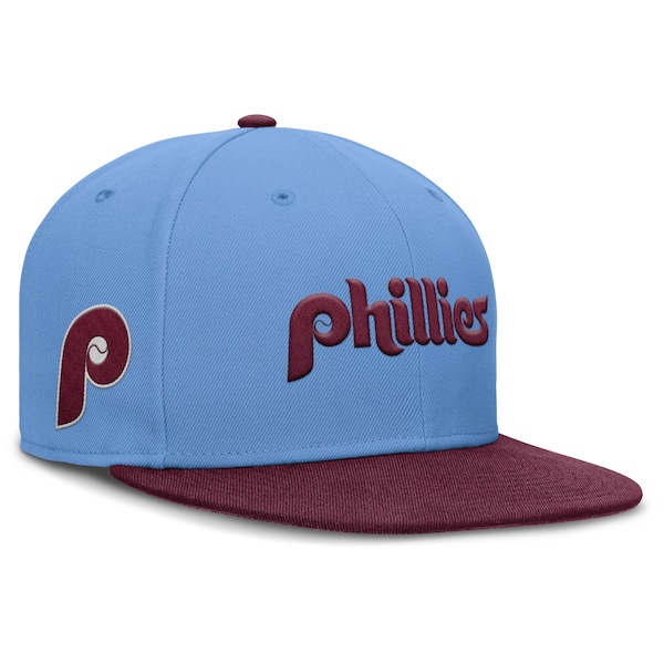 Men's Philadelphia Phillies Nike Light Blue True Performance Fitted Hat