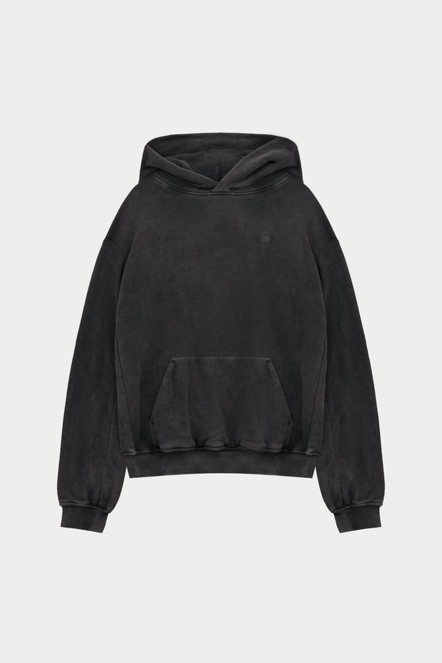 LAUNDERED CLASSICS HOODIE - CHARCOAL