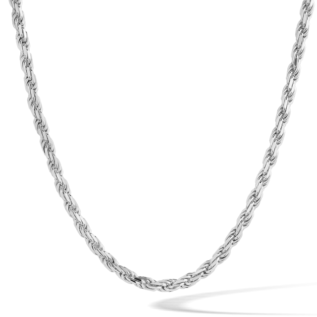 Rope Chain, Sterling Silver (3.5mm)