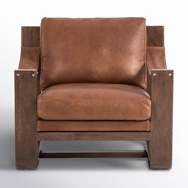 Arista Genuine Leather Armchair