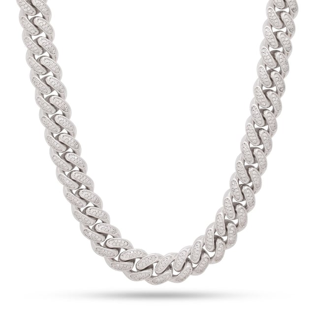 15mm Iced Miami Cuban Link Chain