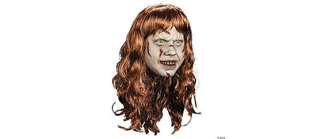 The Exorcist™ Deluxe Regan Plastic Mask - One Size