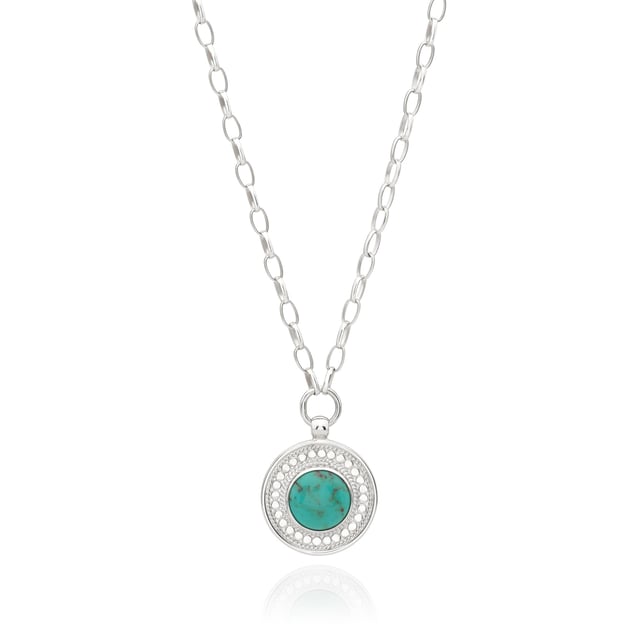 Luna Pendant Necklace - Silver - Engravable