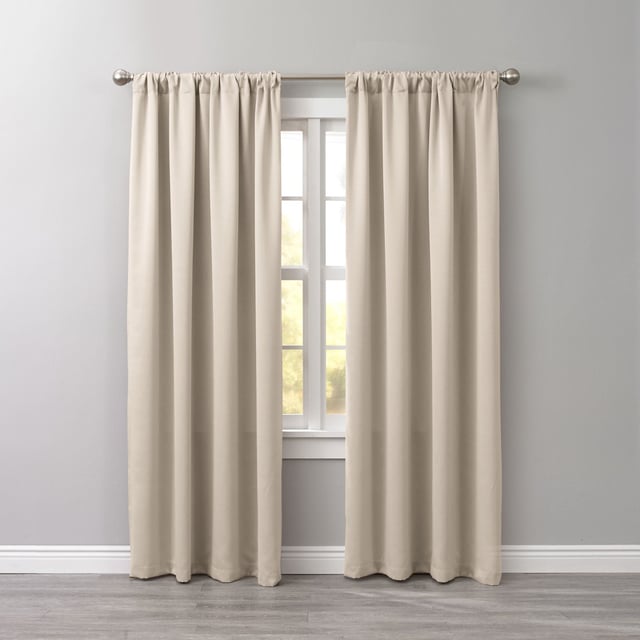 BH Studio Room-Darkening Rod-Pocket Panel