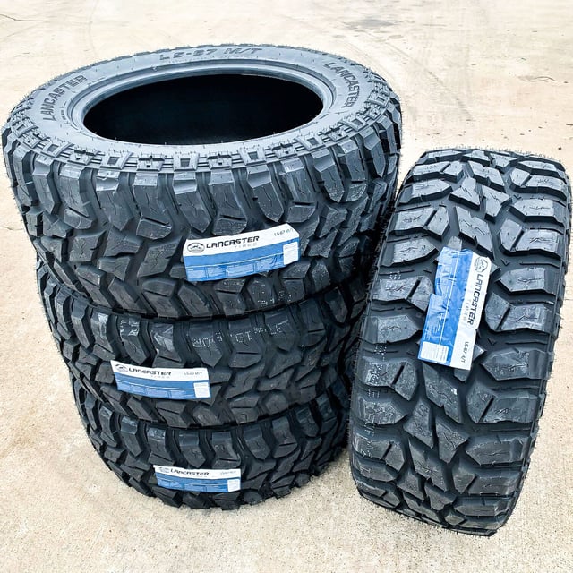 Set of 4 Lancaster LS-67 M/T LT 35X12.50R22 121Q F (12 Ply)